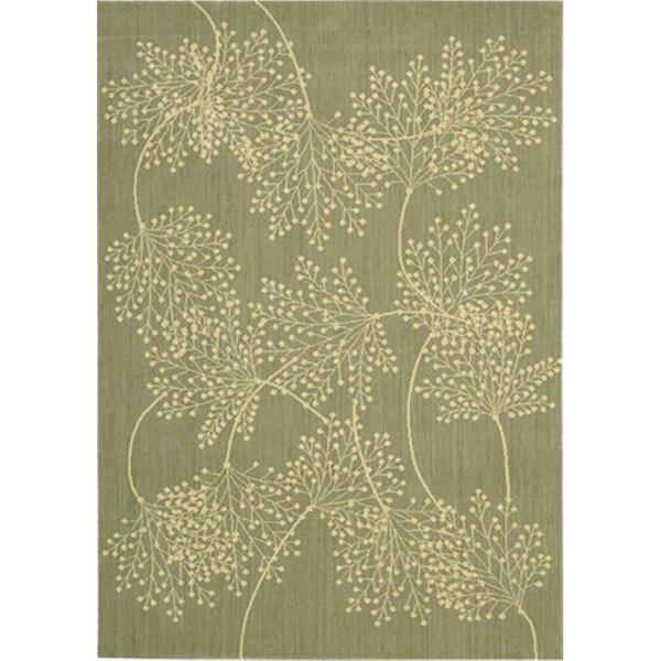 Nourison Capri Area Rug Collection Sage 3 Ft 6 In. X 5 Ft 6 In. Rectangle 99446019998